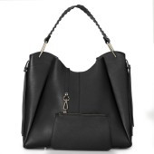 Geanta dama din piele naturala DiAmanti Abrianna Neagra D1532